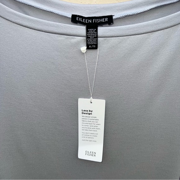 Eileen Fisher Crewneck T-Shirt Dress NEW - Picture 5 of 13